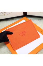 Hermes Cosmetic Bag H3700 Orange HV09586nE34