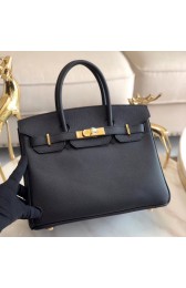 Hermes original Epsom Leather HB35O black&gold Metal HV05892AM45