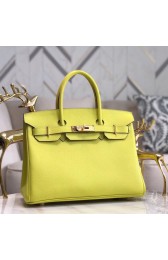 Hermes original Epsom Leather HB35O lemon&gold Metal HV02482Nw52