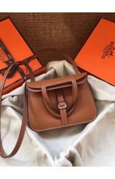 Hermes Original Halzan mini bag H069523 brown HV01486rh54