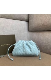 High Quality Bottega Veneta Sheepskin Weaving Original Leather BV3693 Sky Blue HV07310pR54