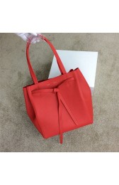 Hot 2015 Celine new model litchi grain shopping bag 2208 red HV11004cT87