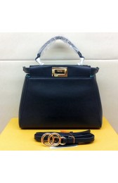 Hot 2015 Fendi new model original leather 2590 royal blue HV11734cT87