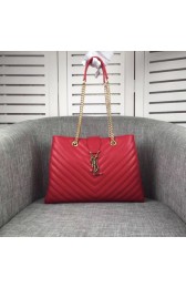 Hot Replica Yves Saint Laurent hot style MONGRAMME shoulder bag sheepskin Leather 26587 red HV06218wR89