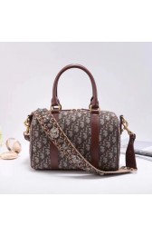 Imitation Dior canvas calfskin leather M5818 brown HV05409zn33