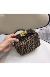 Imitation FENDI mini fabric bag 8BR051 brown HV05425VO34