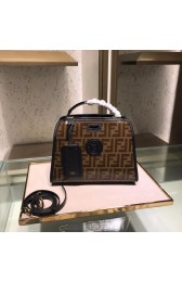 Imitation Fendi MINI PEEKABOO Handbag python 8BN244M HV06072RC38