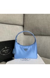 Imitation Prada Re-Edition 2000 nylon mini-bag 91515 blue HV00002Ug88