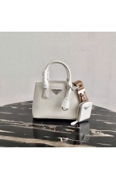 Imitation Prada Saffiano leather mini-bag 1BA296 White HV08557AI36