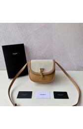 Imitation Yves Saint Laurent IN CANVAS AND LEATHER Y650123H Apricot HV02057RC38