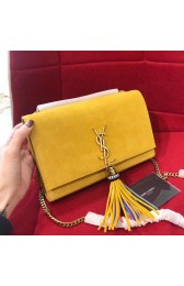 Imitation Yves Saint Laurent Small Monogramme Cross-body Shoulder Bag Y042 yellow HV03242Ug88