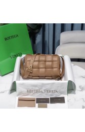 Knockoff Best Bottega Veneta PADDED CASSETTE BAG 591970 Sandalwood HV03890sm35