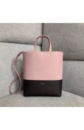 Knockoff Celine Original Leather CABAS Bag 189813 Pink&Black HV08062cS18