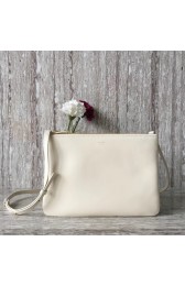 Knockoff Celine Original Leather mini Shoulder Bag 55420 cream HV08397WW40