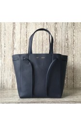 Knockoff CELINE SMALL CABAS PHANTOM IN SOFT GRAINED CALFSKIN 17602 dark blue HV09681yN38