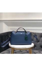 Knockoff FENDI BY THE WAY REGULAR Small multicoloured leather Boston bag 8BL1245 blue&grey HV01211iV87