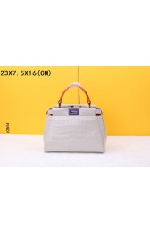 Knockoff Fendi winter best-selling model crocodile 520885 off white&red HV06073eF76