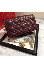 LADY DIOR-CLUTCH VAN LAMSLEER S0204 Bordeaux HV06348Xp72