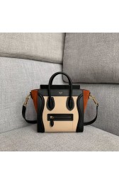 Luxury CELINE NANO LUGGAGE BAG IN LAMINATED LAMBSKIN 189243-8 HV01500Px24