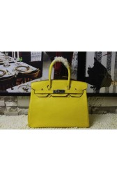 Luxury Hermes Birkin H35 new model lizards yellow gold(silver) HV06228kp43