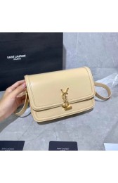 Luxury SOLFERINO MEDIUM SATCHEL IN BOX SAINT LAURENT LEATHER Y63435 Beige HV08783kp43