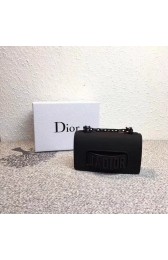 MINI JADIOR FLAP BAG IN BLACK CALFSKIN M9002S HV03479FA31