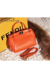 Newest 2015 Fendi original leather 6035 orange HV08556Yr55