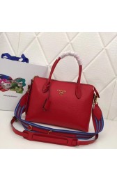 Prada Calf leather bag 1BA157 red HV00833Is79