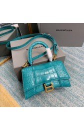 Replica Balenciaga Hourglass XS Top Handle Bag 28331S light blue HV02426XB19