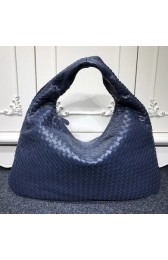 Replica Bottega Veneta Calf leather Hobo Bag 5092 dark blue HV01565Kg43