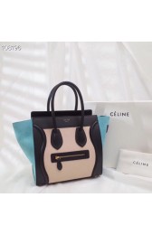 Replica CELINE MICRO LUGGAGE HANDBAG IN LAMINATED LAMBSKIN 167793-2 HV03136nB47