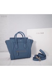 Replica CELINE NANO LUGGAGE BAG IN LAMINATED LAMBSKIN 189244-20 HV01262Ix66