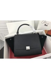 Replica Celine Trapeze Bag Original Leather 3342 black HV08455Kg43