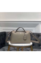 Replica FENDI BY THE WAY REGULAR Small multicoloured leather Boston bag 8BL1245 grey HV04231nB47