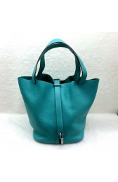 Replica Hermes Picotin Lock 22cm Bags togo Leather 1048 Green HV01037TN94