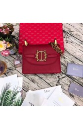 Replica High Quality Dior DIORDIRECTION FLAP BAG IN RED LAMBSKIN M6810 HV00015Jh90