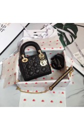 Replica MINI LADY DIOR-TAS VAN LAMSLEER CAL44500 black HV02743ED66