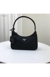 Replica Prada Nylon tote bag 1NE515 black HV01239HB48