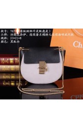 Replica Top 2015 chloe handbag 7671 black&white HV01259ll80