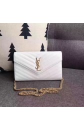 Replica Yves Saint Laurent hot style shoulder bag 360459 white HV01356nB47