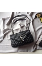 Replica Yves Saint Laurent Shoulder Bag 498125 Black HV08050sA83