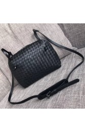 Top Bottega Veneta Sheepskin Shoulder Bag BV1142 black HV09876lE56