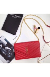 Yves Saint Laurent hot style shoulder bag 393953 red HV04235JD63