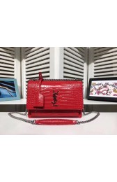 Yves Saint Laurent SUNSET BAG 00931 Shoulder Bag red HV00525Qu69